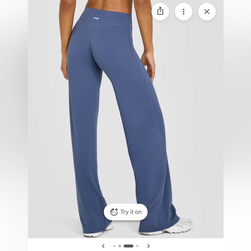 Oner Active Straight Leg Pants Slate Blue
